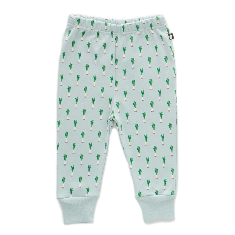 Leggings Leek Print