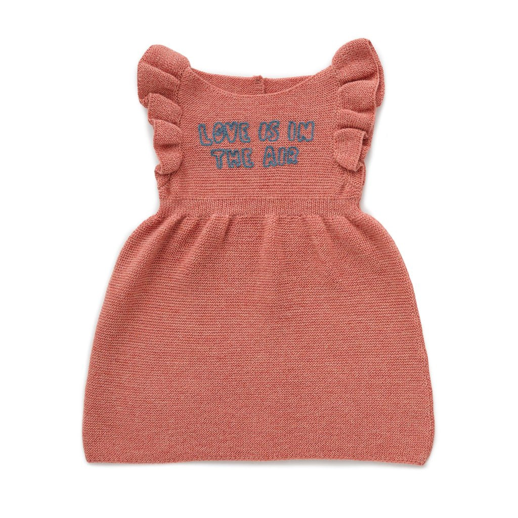 Double Ruffle Sleeve Onesie - Peony