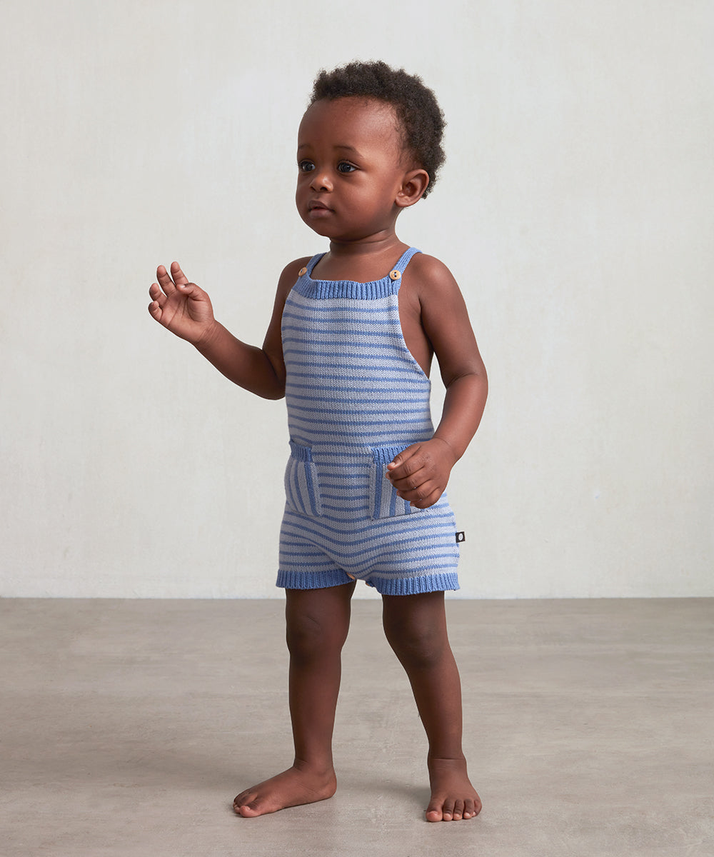 Play Romper - Icy Blue