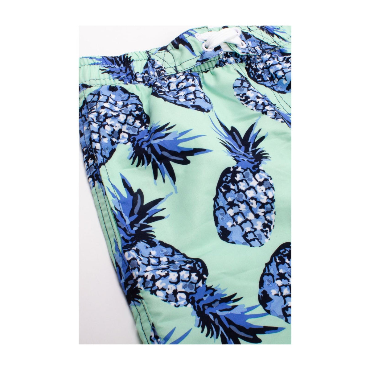 Rashguard & Trunk Set - Mint Pineapple