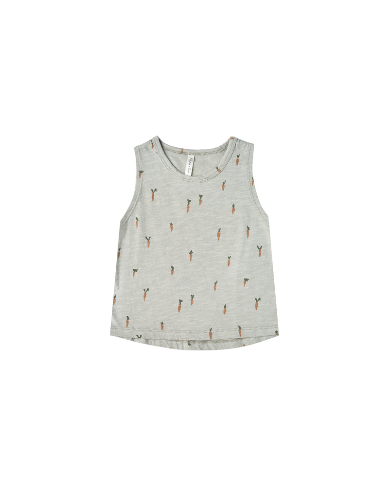Carrots Tank Blue Fog