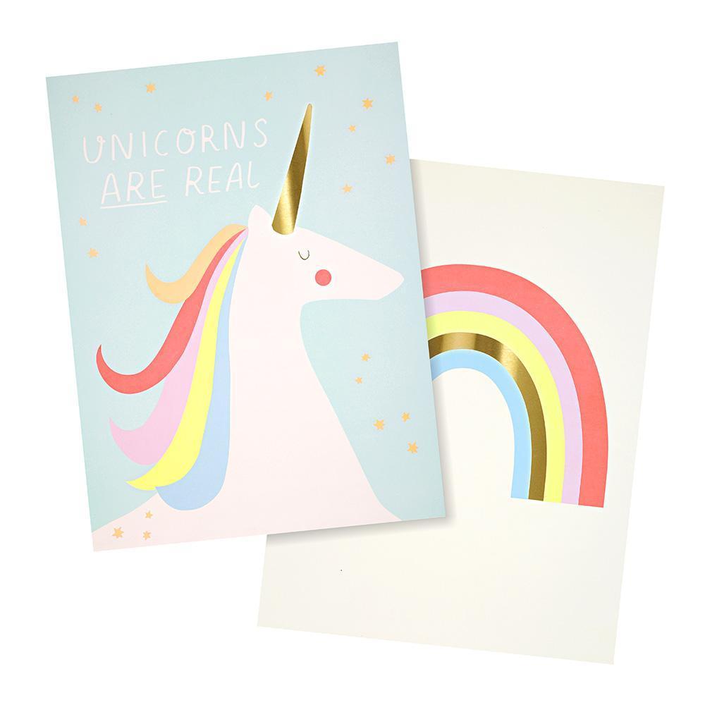 Rainbows & Unicorns Art Prints