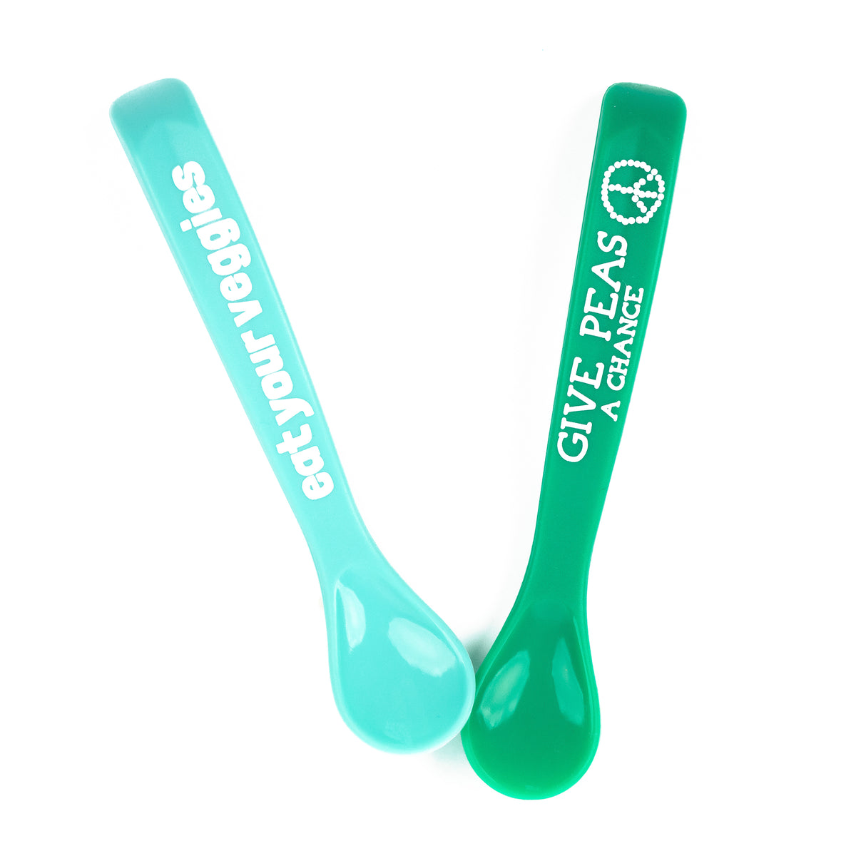 Give Peas/Eat Veggies Spoon Set
