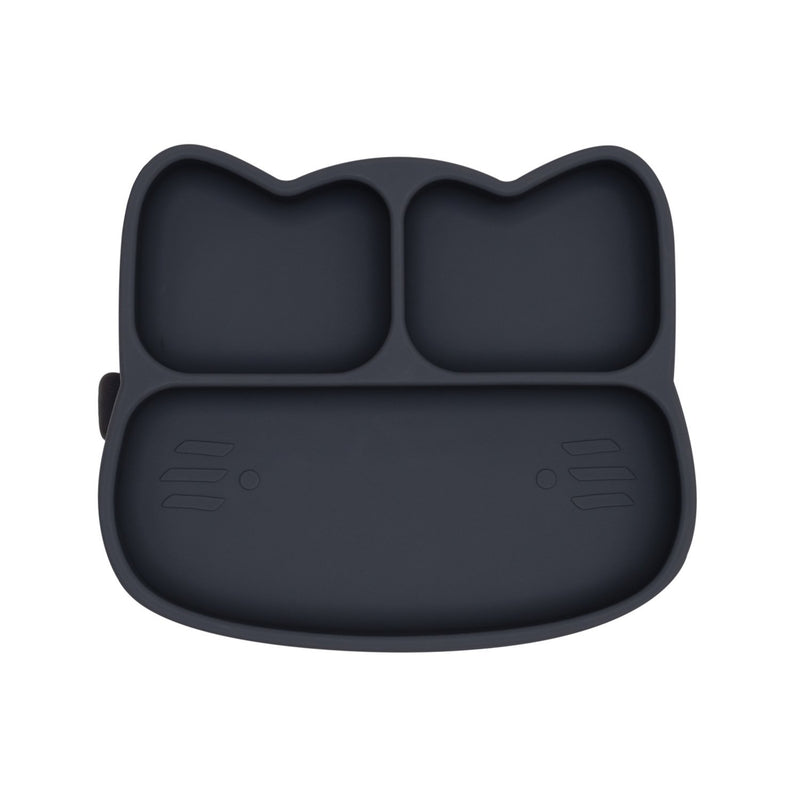 Cat Stickie Plate Charcoal