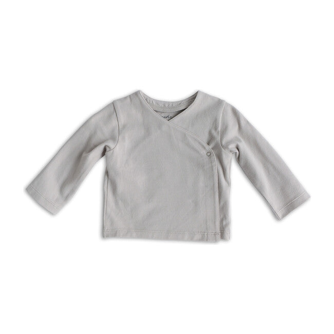 Essentials Wrap Cardigan - Dove Grey