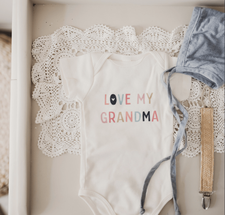 Love Grandma Graphic Bodysuit