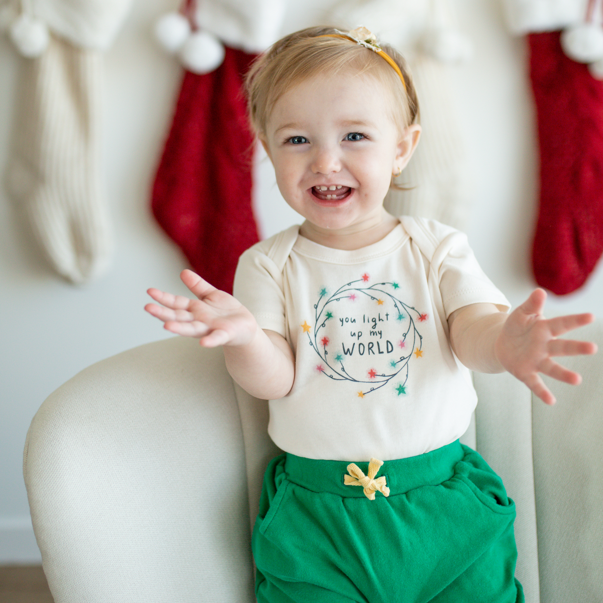 Light Up My World Graphic Bodysuit