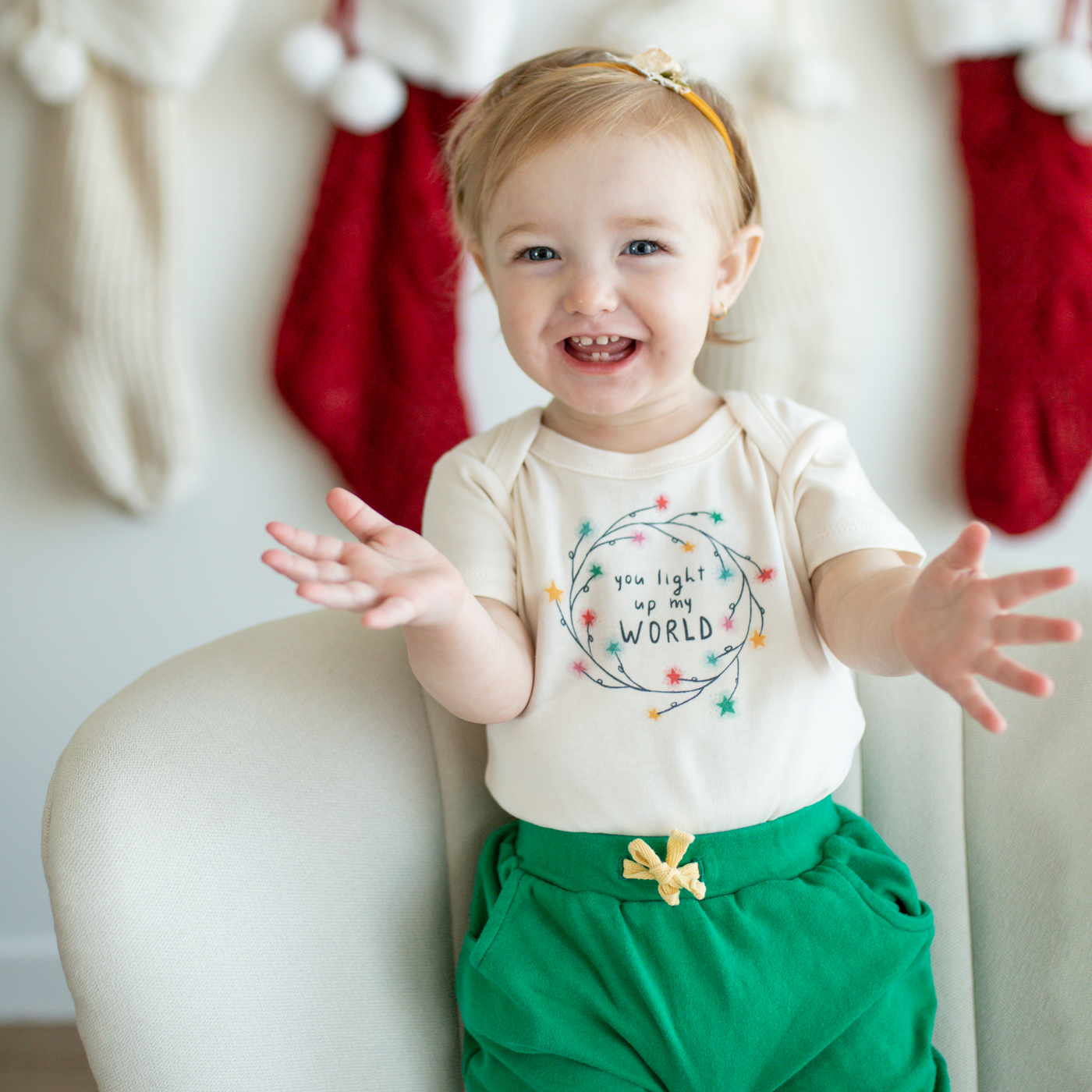 Light Up My World Graphic Bodysuit