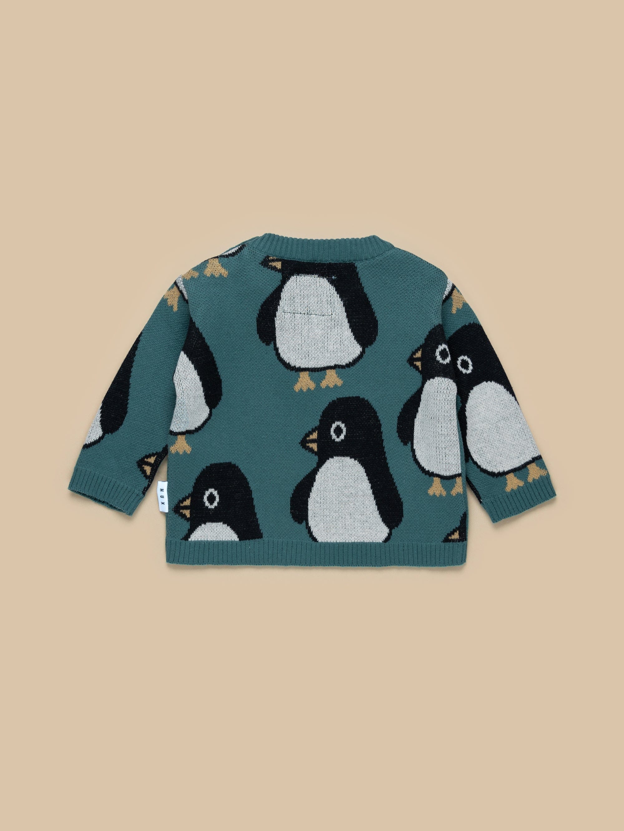 Penguin Knit Jumper - Spruce