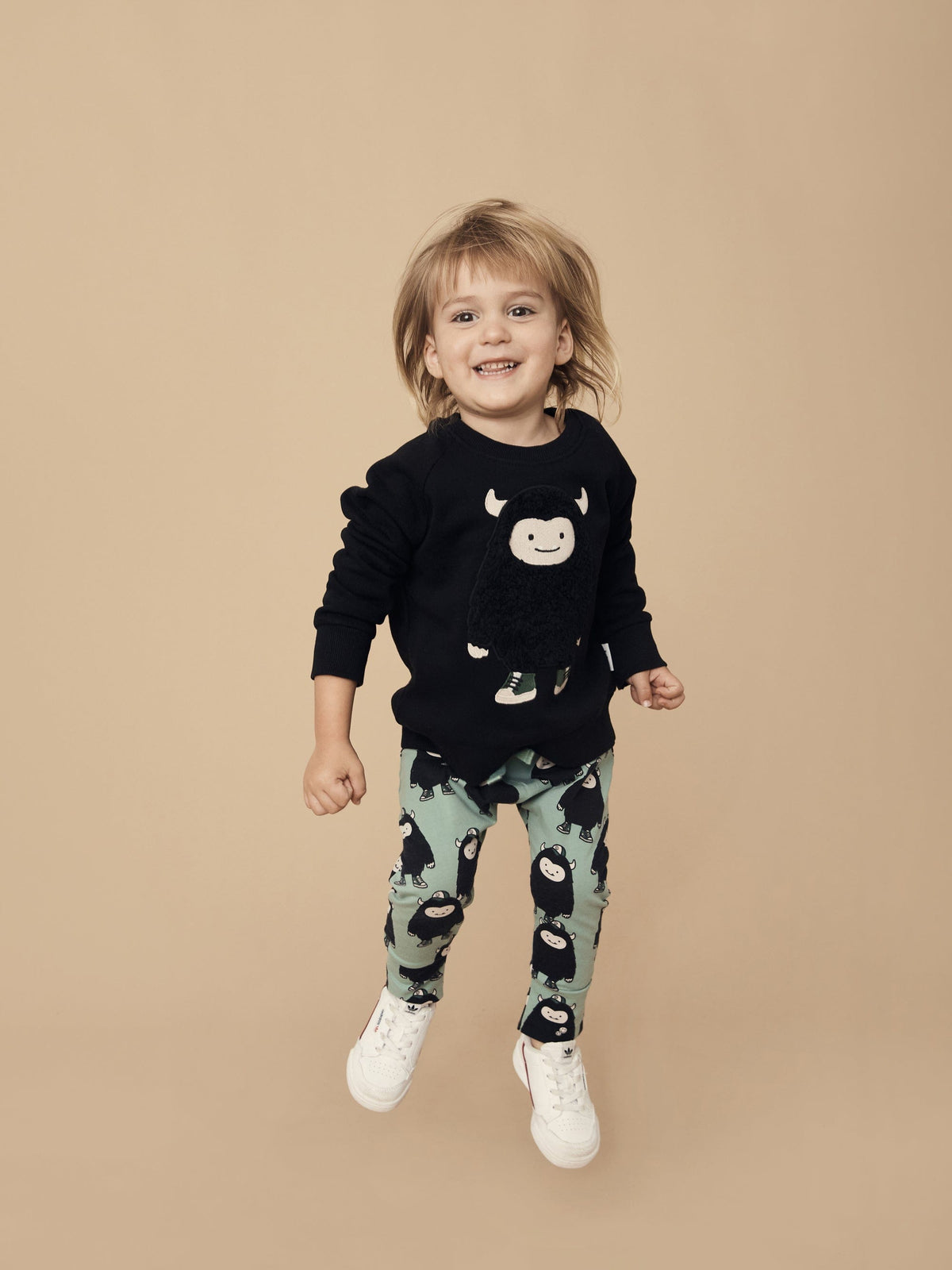Furry Monster Sweatshirt - Black