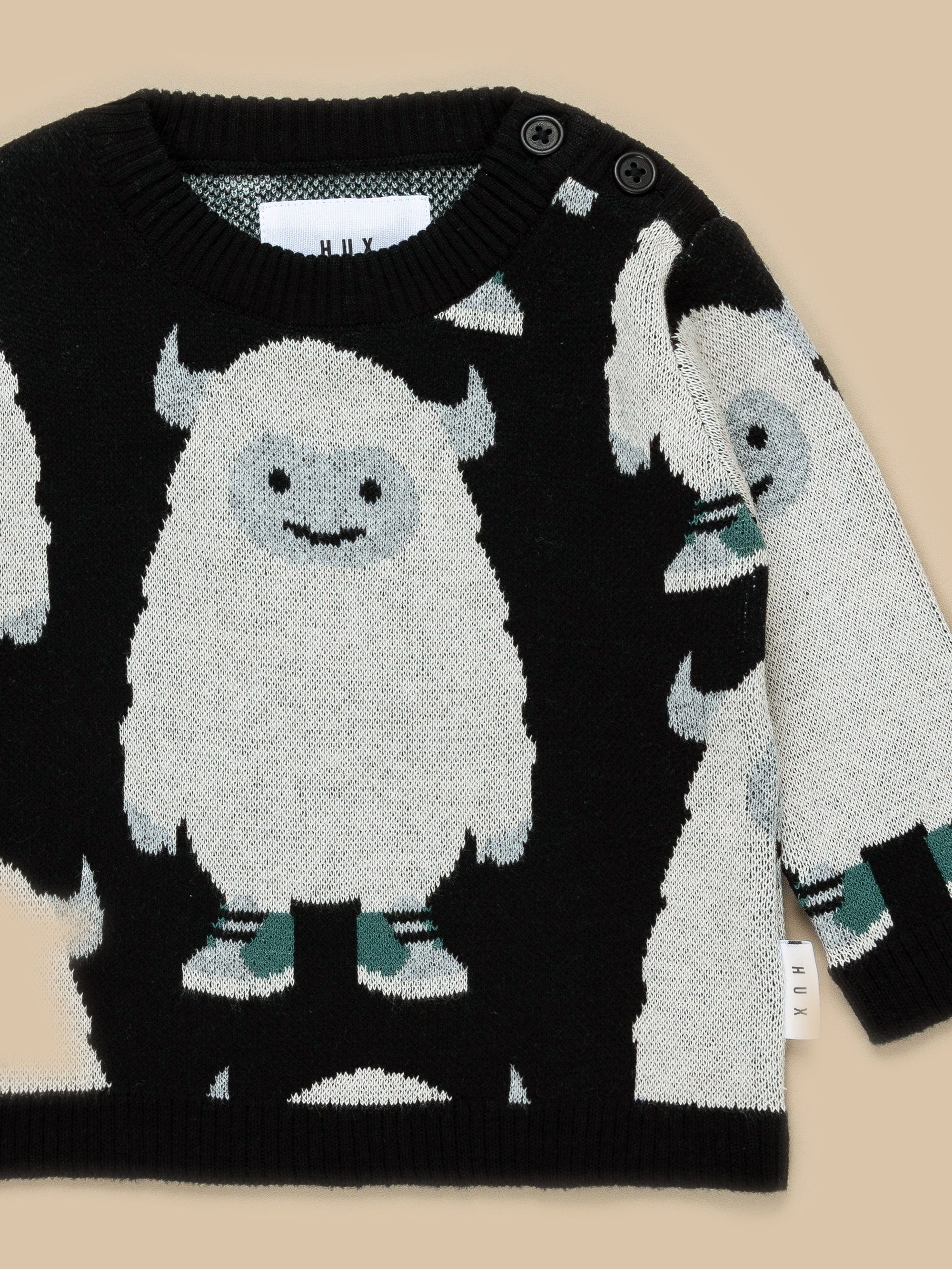 Monster Knit Jumper - Black