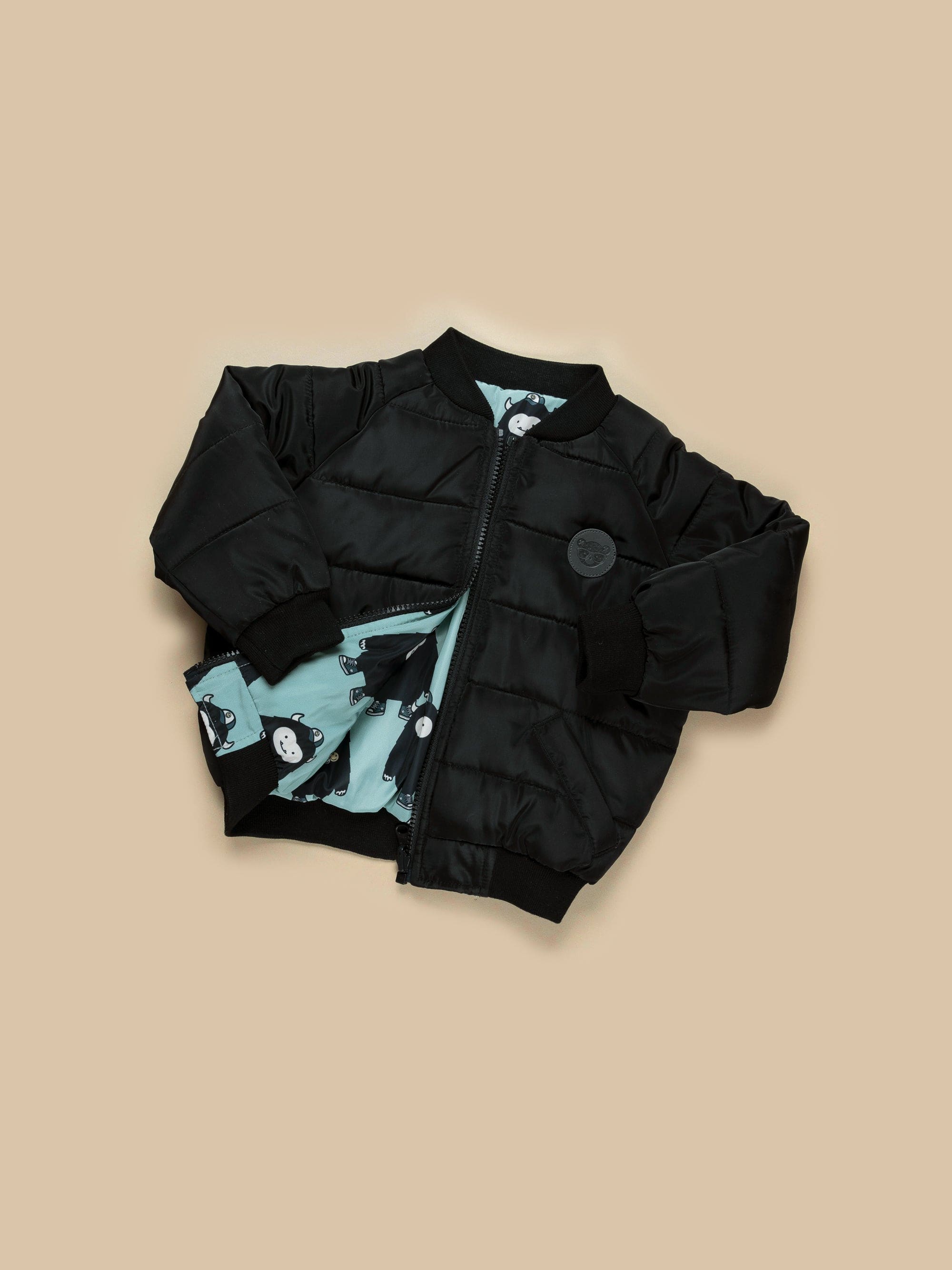 Monster Reversible Bomber - Wasabi + Black