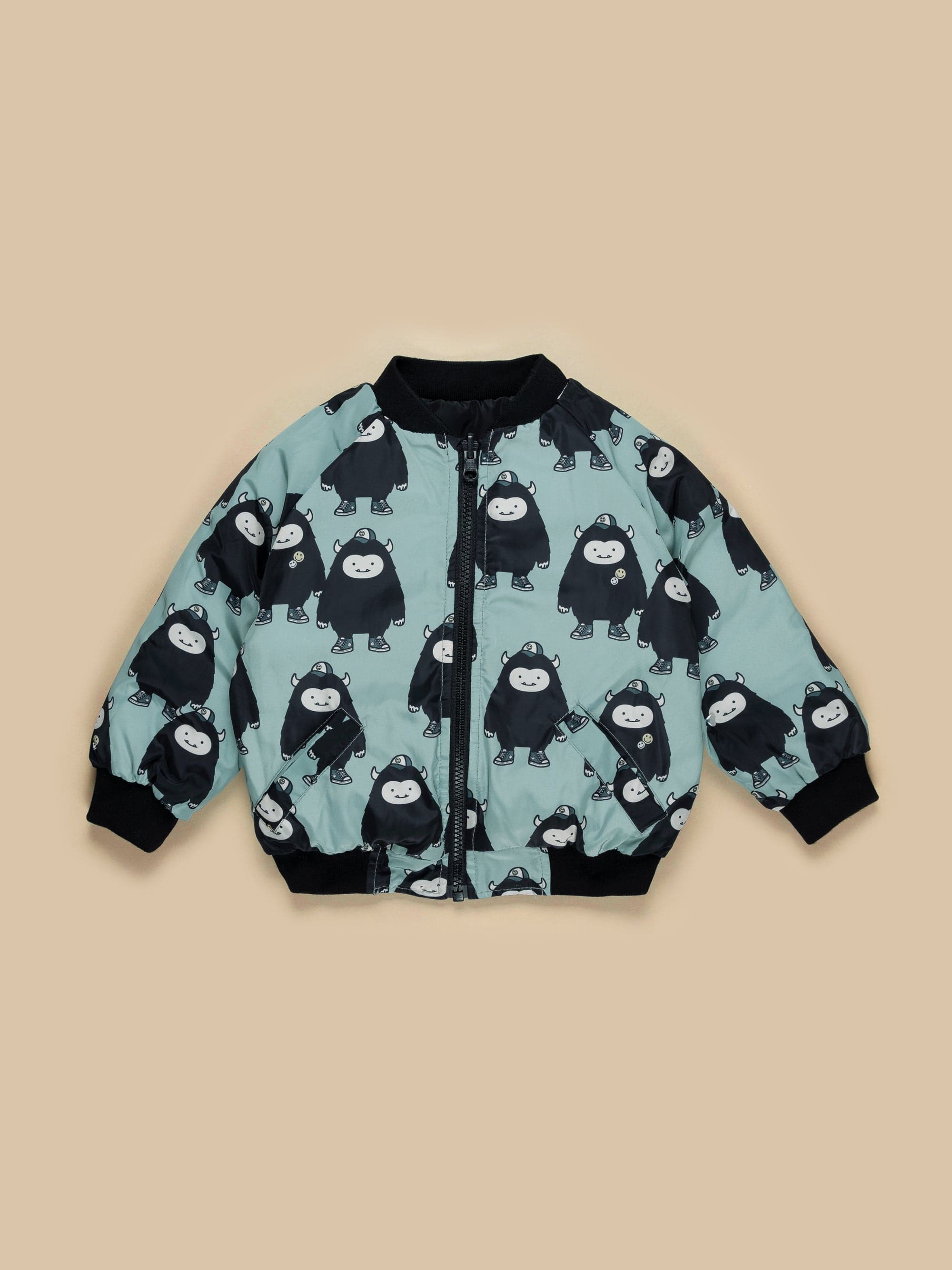 Monster Reversible Bomber - Wasabi + Black