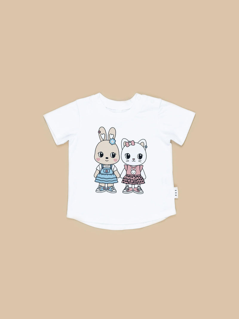 Fluffy Friends T-Shirt - White