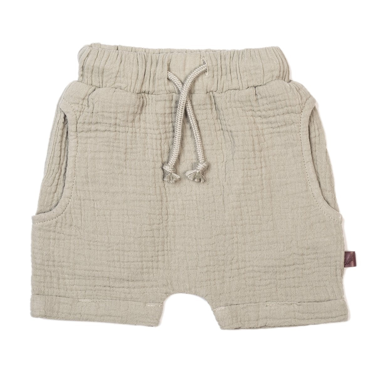 Organic Harem Shorts Sand