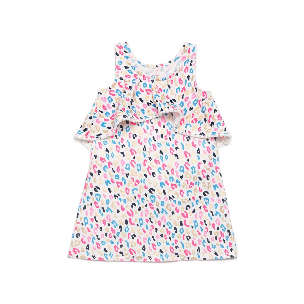 Liza Dress Ivory Print