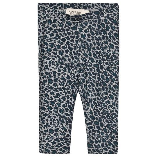 Leopard Legging - Darkest Blue Leopard