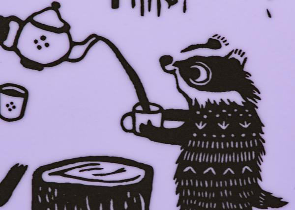 Meal Set: Badger Family - Lavender
