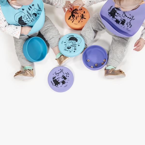Meal Set: Badger Family - Lavender