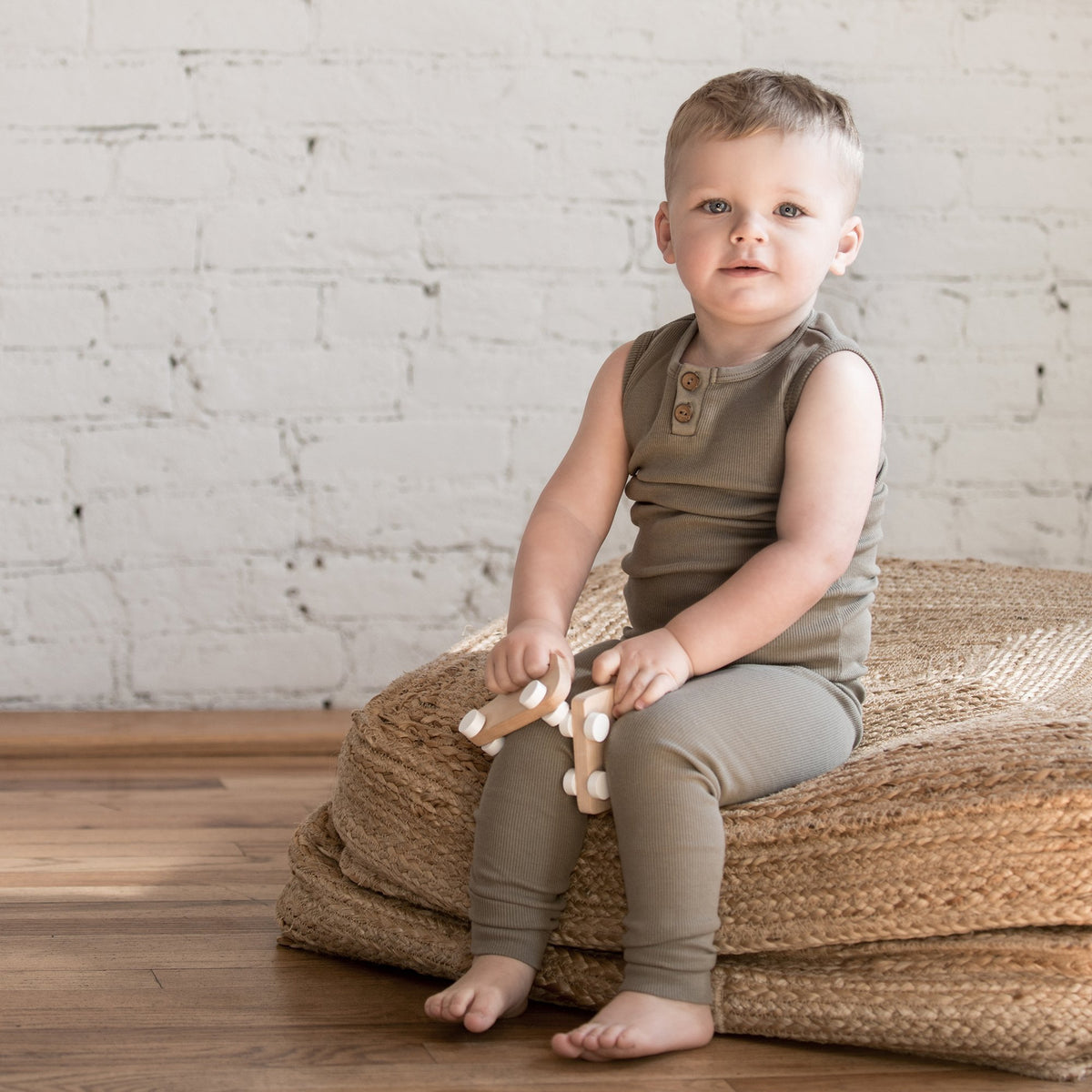 Organic Vintage Henley Tank
