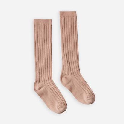 Solid Knee Socks