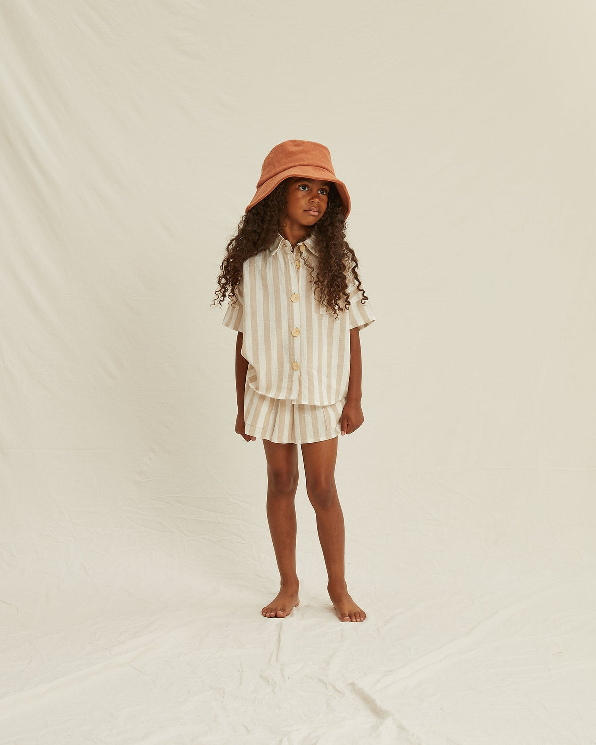 kelli set, grey stripe