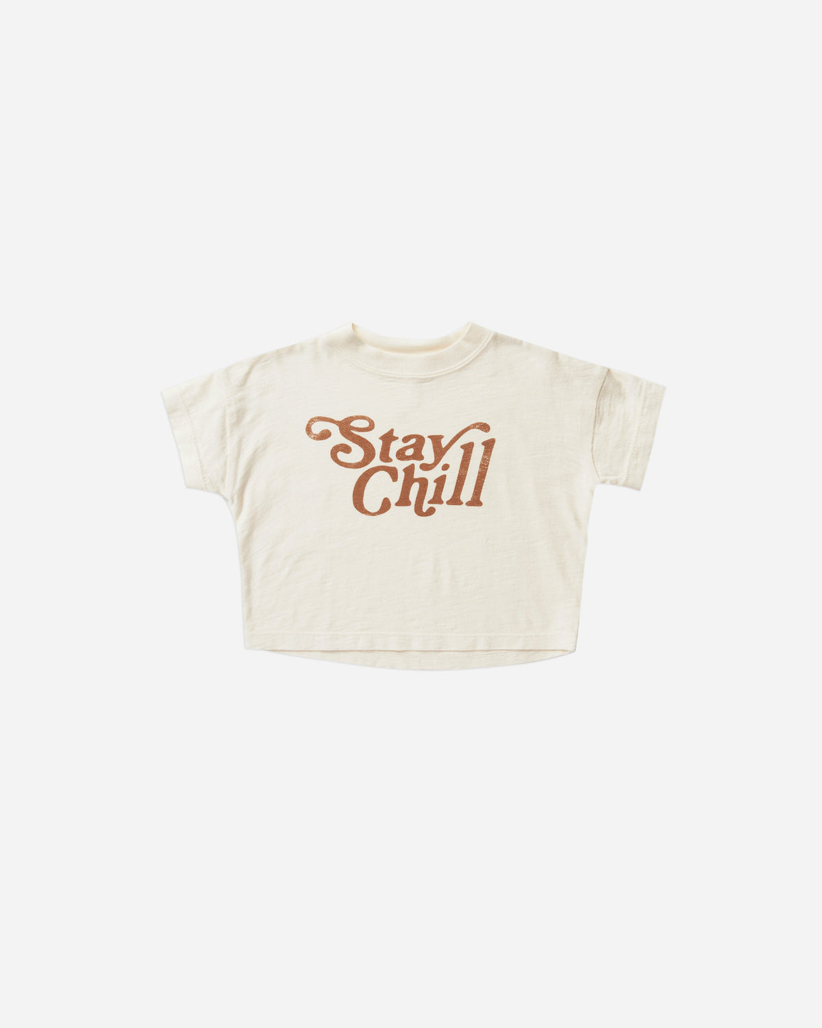 boxy tee, stay chill