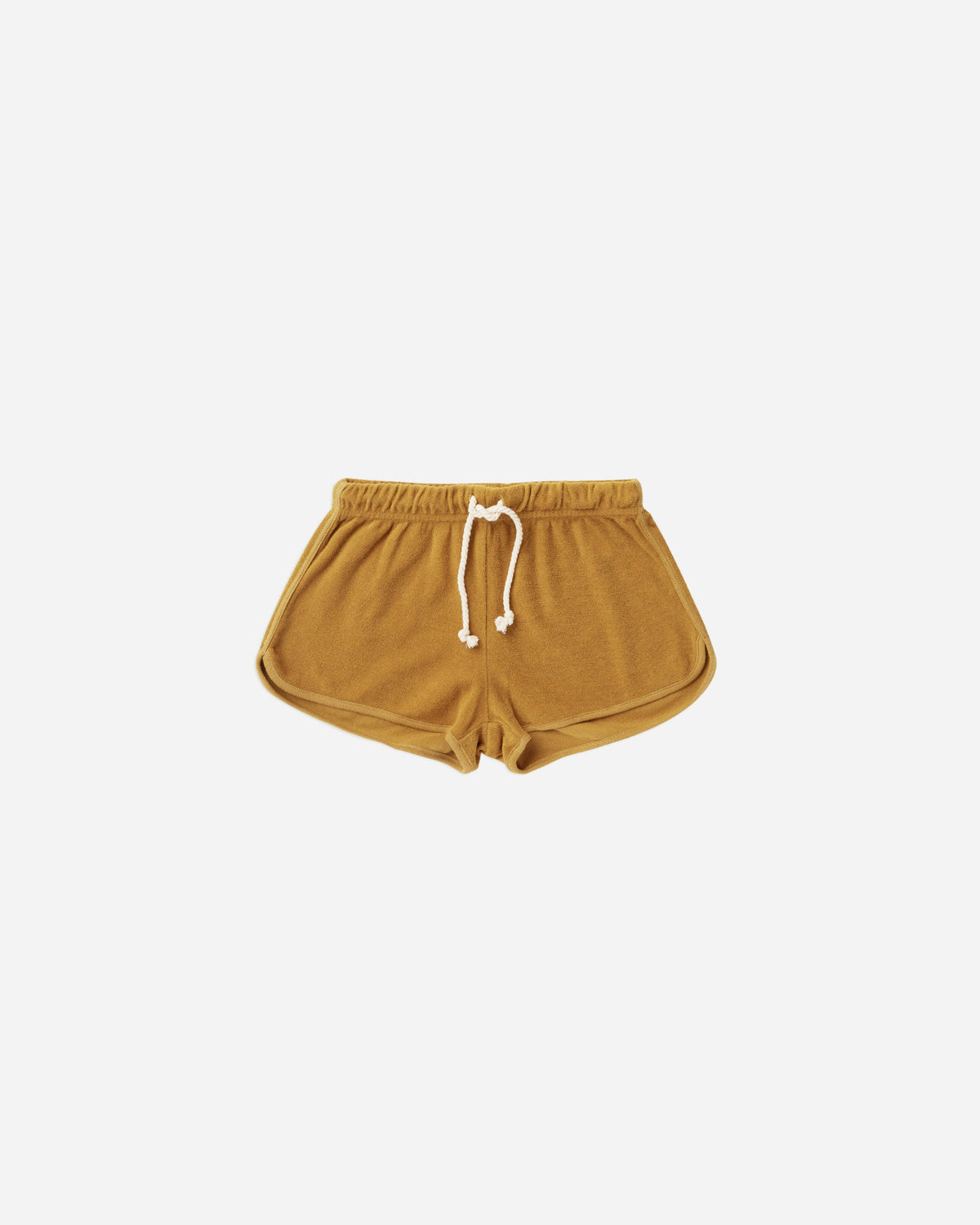 terry track short, gold