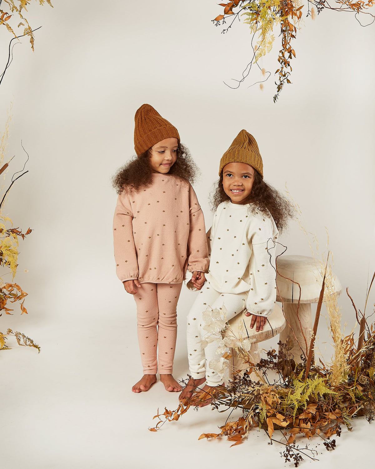 Star Knit Legging - Ivory