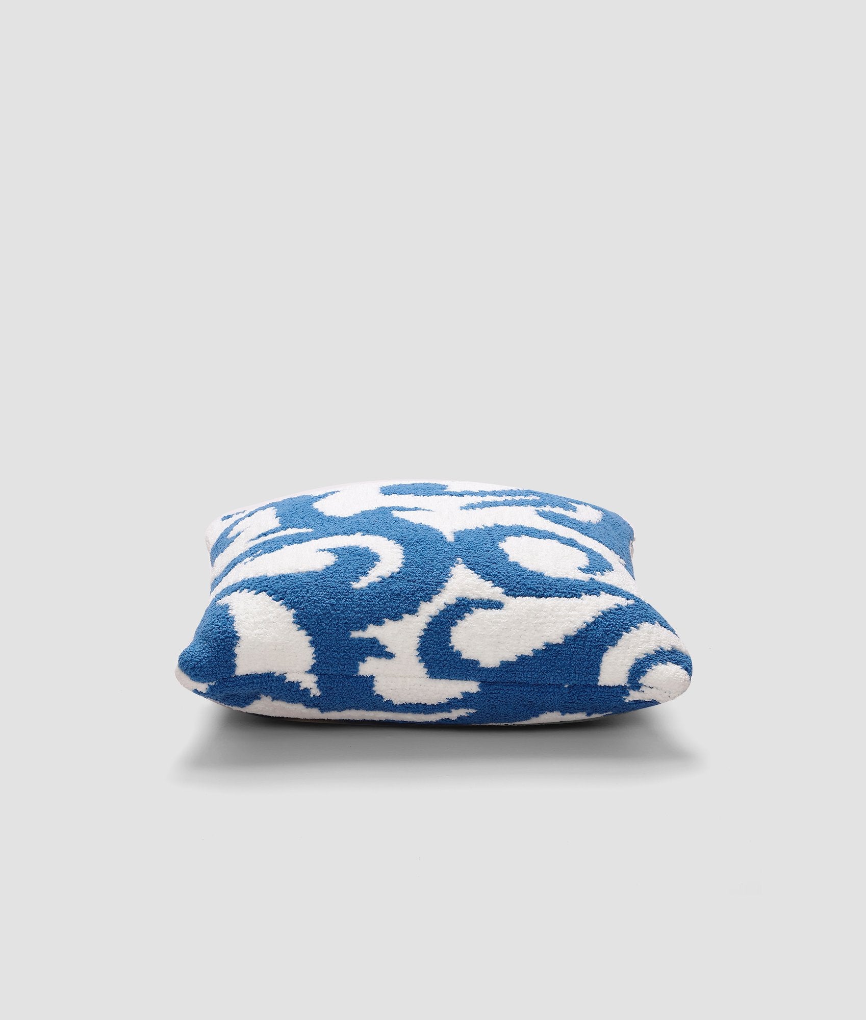 Casablanca Throw Pillow - Cobalt Blue/ Off White